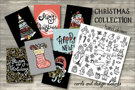 CreativeMarket - Christmas and New Year Collection