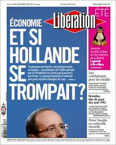 Liberation - Lundi 18 Aout 2014