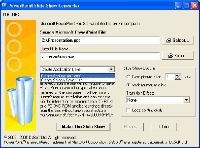 PowerPoint Slide Show Converter ver.3.1.0.1