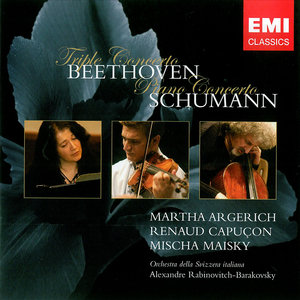 Martha Argerich, Renaud Capucon, Mischa Maisky - Beethoven: Triple Concerto, Op. 56; Schumann: Piano Concerto, Op. 54 (2004)