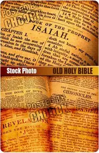 Stock Photo: Old Holy Bible