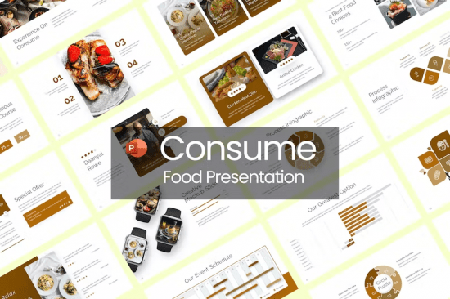 Consume Food PowerPoint Template