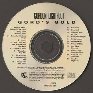 Gordon Lightfoot - Gord's Gold (1975) [1987]