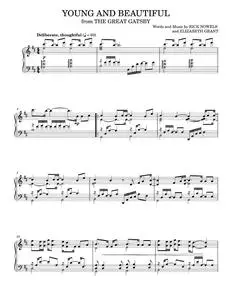 Young And Beautiful - Lana Del Ray, Lana Del Rey (Piano Solo)