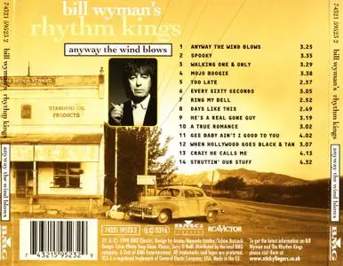 Bill Wyman's Rhythm Kings - Anyway The Wind Blows (1998) {BMG RCA Victor, UK Pressing}