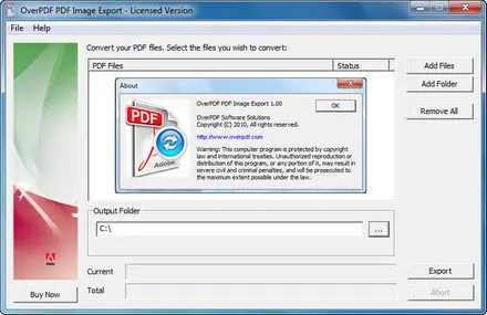 OverPDF PDF Image Export 1.00 