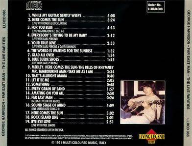 George Harrison - Far East Man: Live Rarities (1991) {Living Legend}