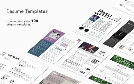 Resume Templates By Graphic Node 1.5 Mac OS X