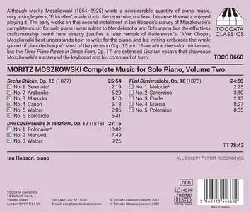 Ian Hobson - Moritz Moszkowski: Complete Music for Solo Piano, Volume Two (2022)