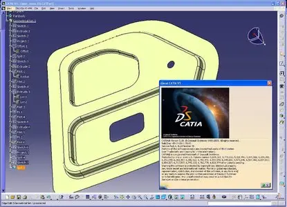 Dassault Systemes CATIA V5R20 Service Pack 6.0 Update Only 32bit & 64bit