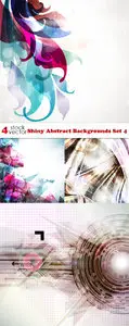 Vectors - Shiny Abstract Backgrounds Set 4