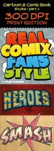 GraphicRiver Cartoon and Comic Book Styles - 300 DPI - Part 1