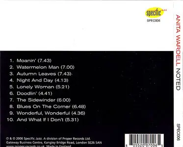 Anita Wardell - Noted (2006)