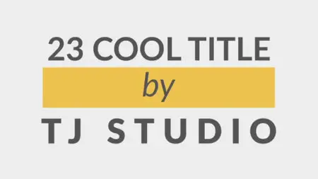 23 cool Title Animations - Project for After Effects (Videohive)