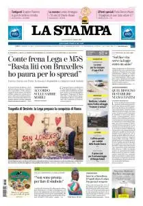 La Stampa Torino Provincia e Canavese - 25 Ottobre 2018