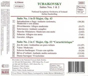 Stefan Sanderling, National Symphony Orchestra of Ireland - Tchaikovsky: Suites for Orchestra Nos. 1 & 2 (1993)