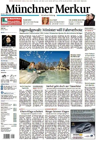 Münchner Merkur vom 9. April 2010
