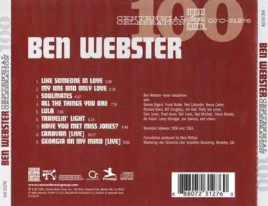 Ben Webster - Centennial Celebration (2009)
