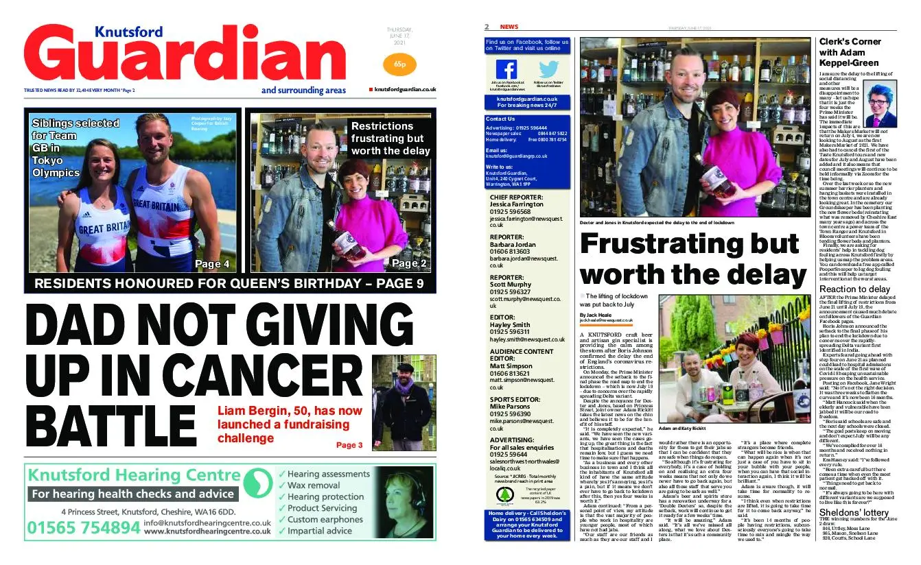 Knutsford Guardian – June 17, 2021