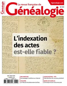 La Revue française de Généalogie - Juin-Juillet 2024