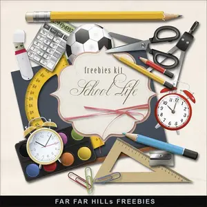 Scrap Kit - School Life
