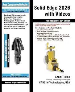 Solid Edge 2026 with Videos for Designers, 23rd Edition