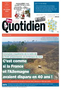 Mon Quotidien - 29 Octobre 2024