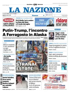 La Nazione Firenze - 9 Agosto 2025