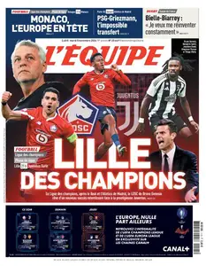 L’equipe du Mardi 5 Novembre 2024