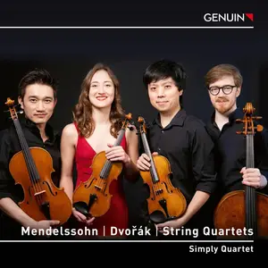 Simply Quartet-Mendelssohn-Dvořák-String Quartets (2025) [Official Digital Download 24/96]