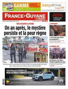 France-Guyane l'hebdo - 17 Janvier 2025