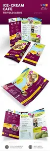 Ice Cream Cafe Trifold Menu 22877859