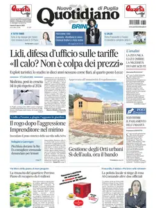 Quotidiano di Puglia Brindisi - 9 Agosto 2025
