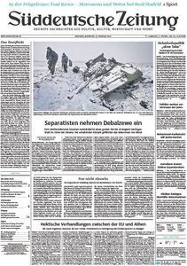 Süddeutsche Zeitung vom Mittwoch, 18. Februar 2015