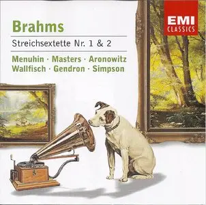 Brahms: String Sextets (Yehudi Menuhin, Robert Masters, Cecil Aronowitz, Ernst Wallfisch, Maurice Gendron, Derek Simpson)