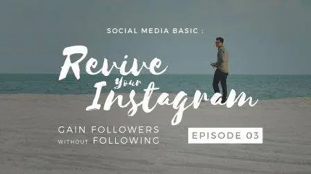 Social Media Basic : Revive Your Instagram - Gain Followers w/o Following