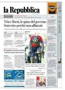 la Repubblica - 20 Luglio 2018