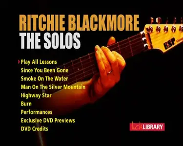 Learn to play Ritchie Blackmore - The Solos [repost]