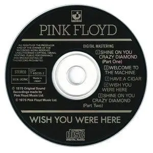 Pink Floyd - Wish You Were Here (1975) {1986, Reissue}