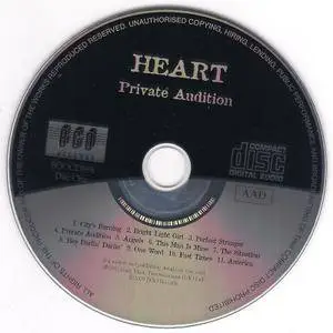 Heart - Private Audition `82 & Passionworks `83 (2009)
