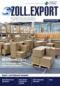 Zoll.Export - Oktober 2017