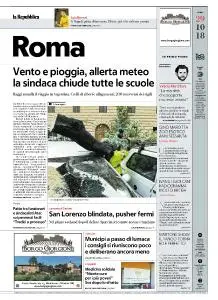 la Repubblica Roma - 29 Ottobre 2018