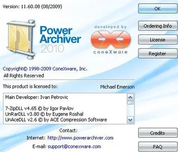 PowerArchiver 2010 11.60.08 RC1