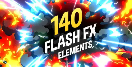 140 Flash FX Elements - Project for After Effects (VideoHive)