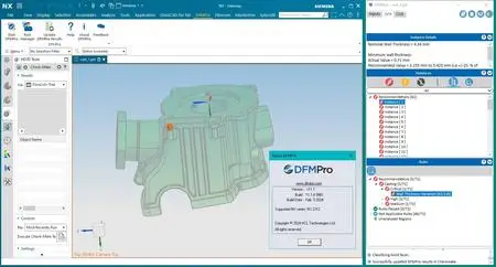 Geometric DFMPro 11.1.0.9961 for NX 2312 Series