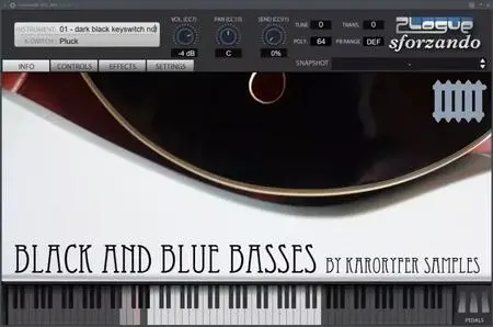 Karoryfer Samples Black And Blue Basses v1.001 for Sforzando