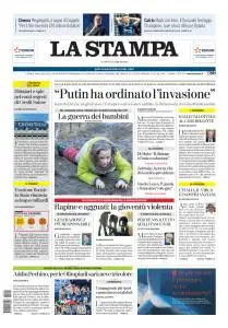 La Stampa Torino Provincia e Canavese - 21 Febbraio 2022