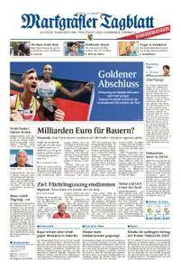 Markgräfler Tagblatt - 13. August 2018