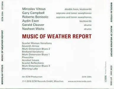 Miroslav Vitous - Music Of Weather Report (2016) {ECM 2364}