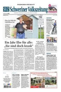 Schweriner Volkszeitung Hagenower Kreisblatt - 29. September 2018